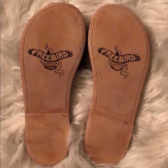 Freebird by Steven Leather Snake Slip On Sandals - Picture 4 of 6